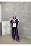 Oversize Unisex Sweatpants with Full Zipper Detail - 2