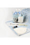 Prayer Rug + Rosary + Skullcap + Essence Gift Set (Acetate Box with Bag, Blue) - 2