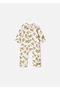 Baby Boy Jumpsuit Pajamas Cream 1710