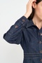 Rochie dama din denim cu maneca lunga - 2