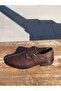 Men's Summer Shoes, Genuine Leather Inside and Out, Phylon Sole, Laceless, Brown, Lightweight Sole - 8
