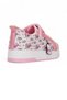 White Pink Girl's Sports Shoes Tassel Detailed Glitter Toe Lace up Velcro 4004 - 4