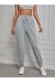 Gray Daily Bottom Rubber Leg Comfortable Wear Seasonal Tracksuit Bottom Unisex Men - 2