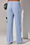 Double Face Relax Blue Unisex Trousers - 2