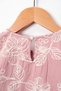 Vintage Flower Embroidered Girl's Casual Dress - 3