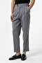 High-waisted italian fit pleated men's trousers