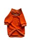 Orange Combed Cotton Cat Dog Sweat - Necklace Design - 2