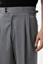 High-waisted italian fit pleated men's trousers - 3