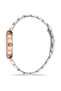 Santa Barbara Polo Sb.1.10411.5 Stoned Design Steel Strap 5 Atm Water Resistant Rose-Silver Women's Watch - 2