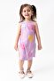 SUSPENDER BINDED PRINTED GIRL'S DRESS - 2