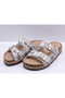 Women's Stone Flat Sole Shoes - 4