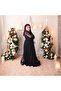 Si̇m Robali Tulle Sleeve Long Gezboy Evening Dress - 2