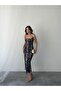 Women's Megan Degaje Collar Adjustable Strap Lined Dress - 5