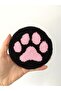 Cat and paw punch 2-piece coaster set - 3