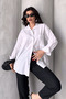 Women's Harper Double Pocket Oversize Linen Shirt, 2025 Summer Collection - 6