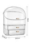 Portable Retro Series Multi-Function Make Up Case Dustproof Cosmetic Storage Box - 2