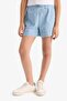 Girl's Elastic Waist Jean Shorts B6386A825Sm - 5