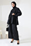 Girl Karakel Fabric Black Shirt and Pants Techniques - 4