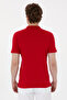 Men's Slim Fit Polo Neck Red Basic T-Shirt 50298011-Vr030 - 5