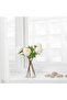 SMYCKA Artificial Peony Flower White, 30 cm | Lifelike, Eco-Friendly, Durable - 3
