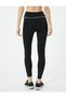 High Waist Striped Slim Fit Sports Leggings - 4