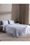 Modena Double 100% Cotton Embroidered Sheet and Duvet Cover Set - Gray