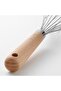 VARDAGEN Balloon whisk, stainless steel/beech, 30 cm - 4