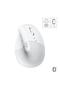 Mouse Wireless Logitech Lift for Mac, Vertical Ergonomic, Bluetooth, Alb - 3