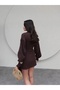 Linen Asymmetrical Mini Dress - 5