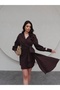 Linen Asymmetrical Mini Dress - 4