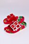 Size 24-29 Non-Slip Sole Buckle Slippers Red