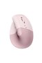Mouse Wireless Logitech Lift Vertical Ergonomic, Bluetooth, 4000 DPI (Roz)