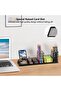 7-in-1 Mesh Desk Organizer Set, Pen Holder & Trays, Phone Stand, Desktop Office Supplies