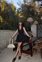 Women's Black Double Breasted Dress 1040-4046 - 3