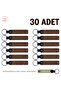 30-Piece Keychain with Name and Message for All Celebrations, Special for Mothers, Brown & Brown
