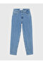 Women's Blue Tapered Leg Pants - 6