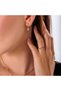 Minimal Flower Women's 2-Piece Jewelry Set Earrings Necklace Set Copper Hand Made Crystal Stone No Tarnishing - 2