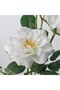 SMYCKA Artificial Rose White Flower by IKEA 65 cm, In/Outdoor Use - 4