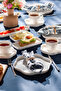 Florist 30 Pieces Porcelain Breakfast Serving Set for 6 Persons - 5