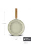 Refika Swiss Crystal Almond Cream 0 Oil-Free Non-Stick Induction Pan 24 cm - 2