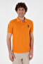 Orange Slim Fit Polo Collar Basic T-Shirt for Men 50305929-VR051 - 2