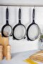Stainless Steel Strainer Colander Set for 3 Size Pots - Flour Sieve - 5