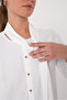 Women's 100% Viscose Cream Shirt / Ideal for Casual and Special Occasions - 6