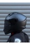 50.7 MAT SİYAH KASK - 2