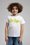 تي شيرت للأولاد أبيض فاتح مطبوع 252 Lcb 242002 - 4