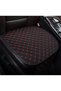 Faux Leather Pocket & Anti-Sweat Car Seat Cushion Set - Seat Protection Cover (Set of 2)