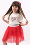 Girl's Heart and Butterfly Tutu Double Set - 6