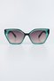 Women's Green Uv 400 Protection Sunglasses 23Lv2177R03