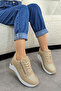 MDL 1511 High Sole Rhinestone Sneakers