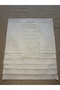 Set of 12 Ecru Color 6 Pieces Kervan Model American Service/Supla & 6 Pieces Kervan Model Presentation Napkins - 3